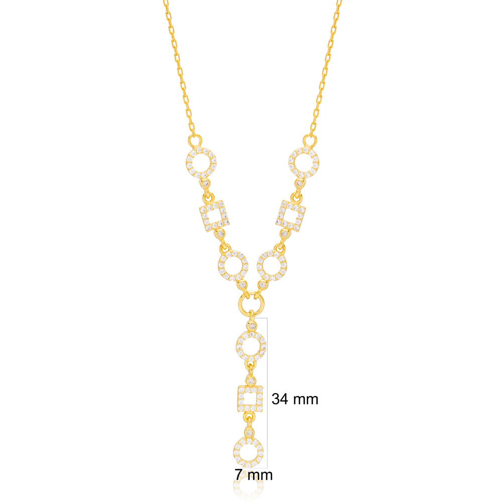 Geometric Charm Necklace