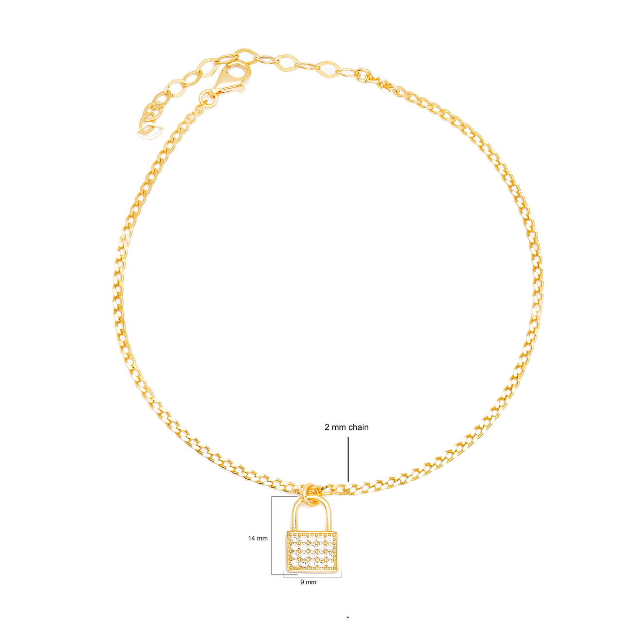 Padlock Anklet