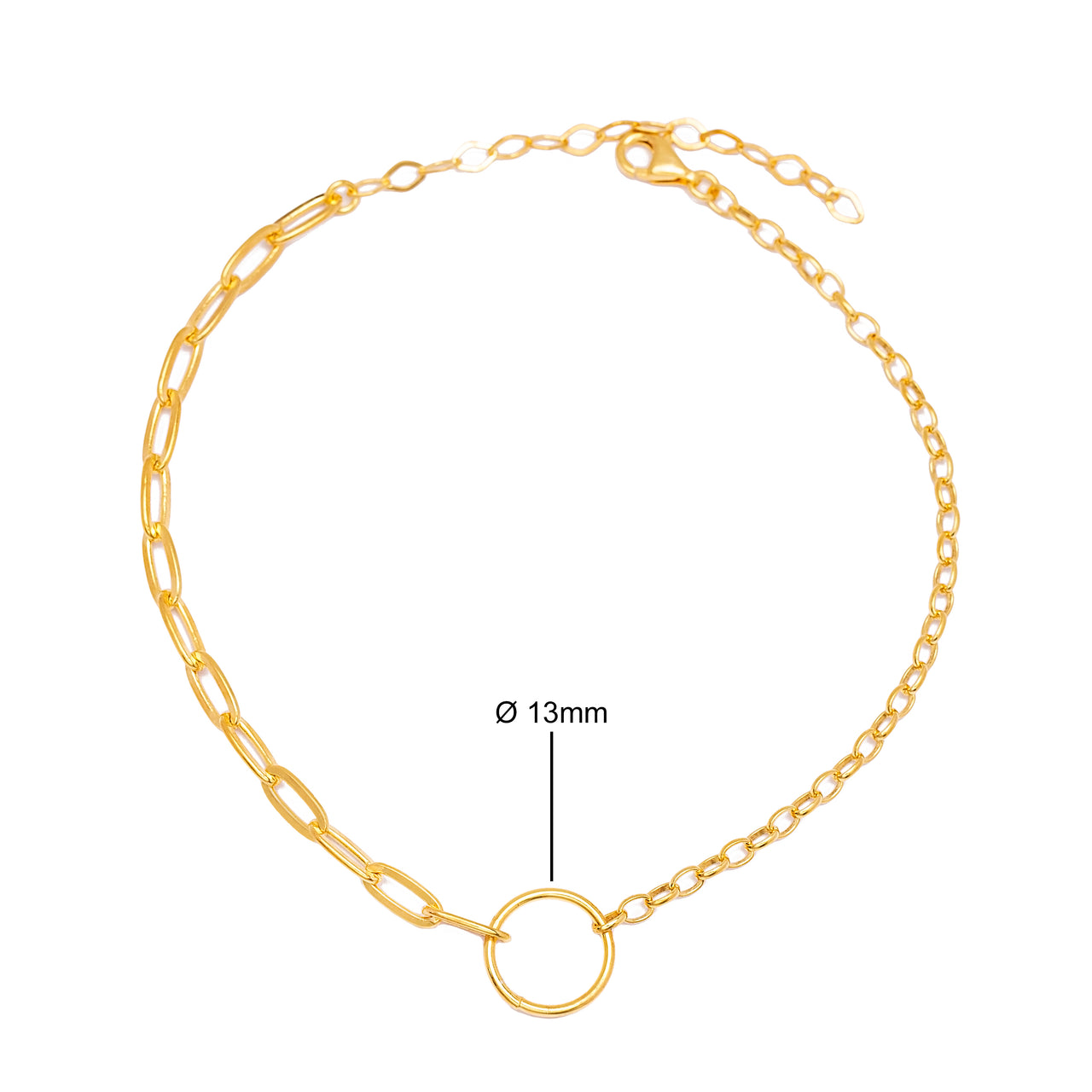Link and Cable Anklet