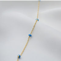 Thumbnail for Blue Beaded Anklet