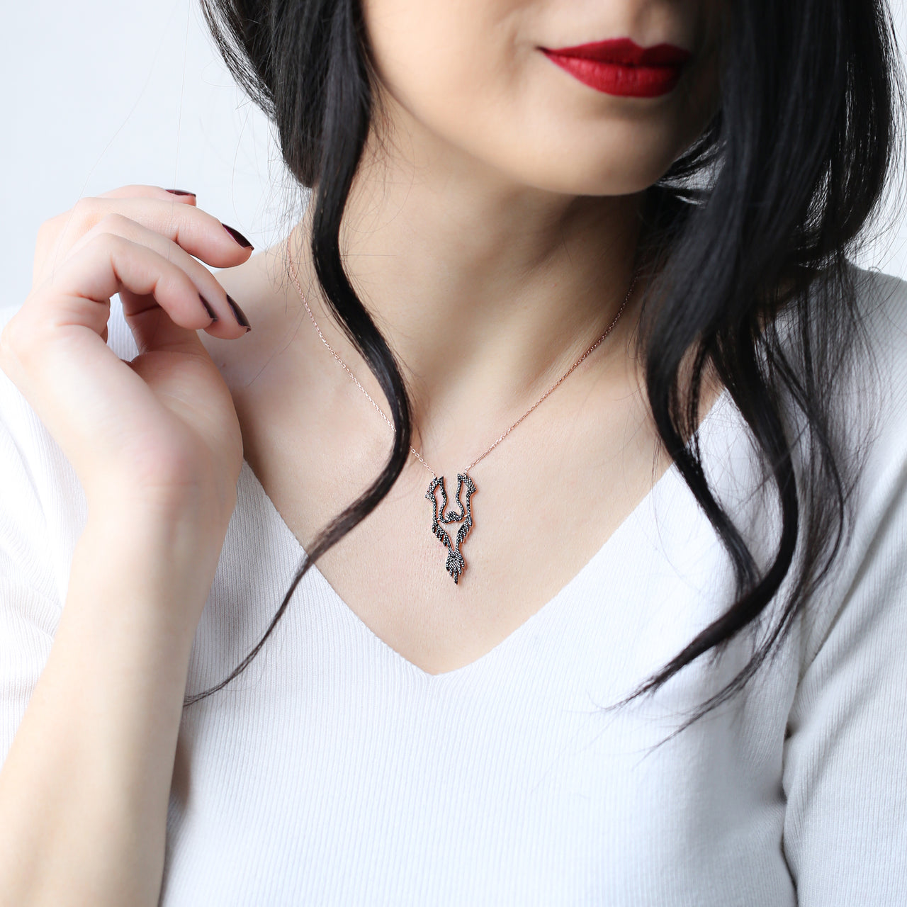 Black Phoenix Necklace