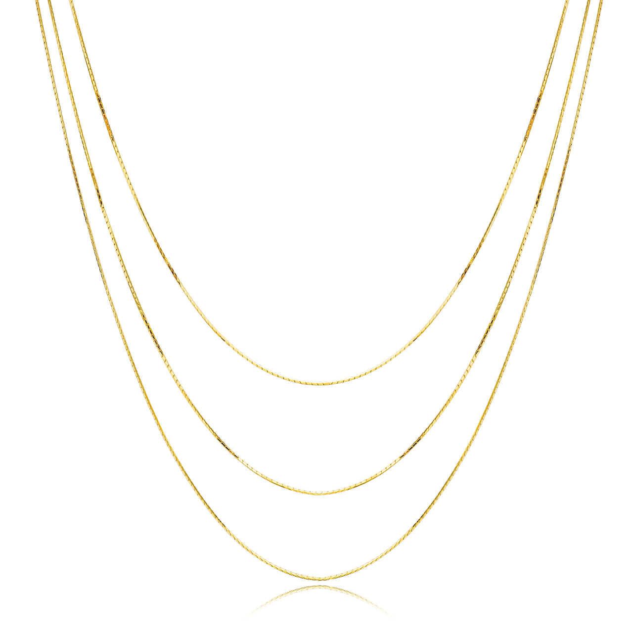Three layer necklace deals
